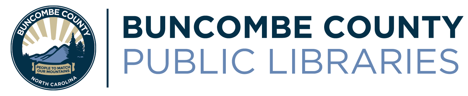 Buncombe County Public Libraries Community Engagement Market logo