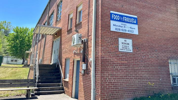 Food For Fairview building at the Fairview Community Center.